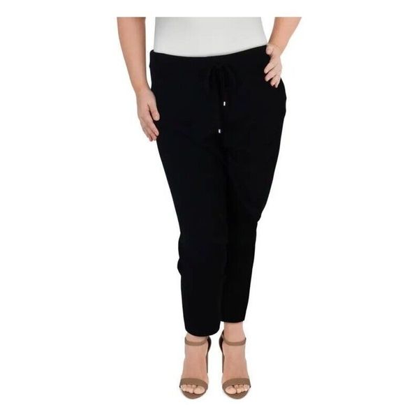 Lauren Ralph Lauren Women Sz Small Black Washable Cashmere Jogger Pants - Picture 10 of 11